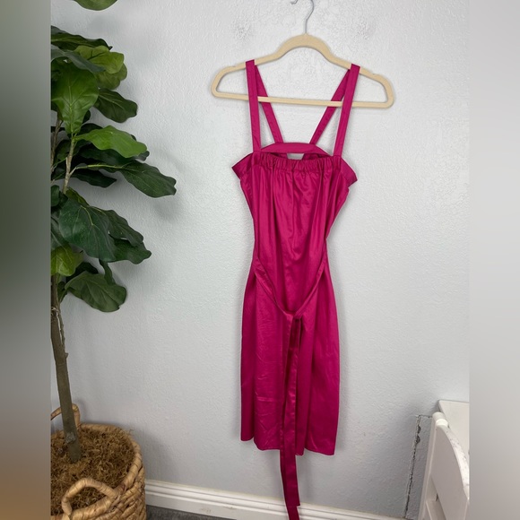 Hugo Boss Fuchsia Pink Halter Shift Dress - Picture 4 of 8
